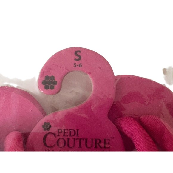 Pedi Couture Pedicure Sandals Built in Toe Separators Women’s Small Pink New! - Picture 6 of 9